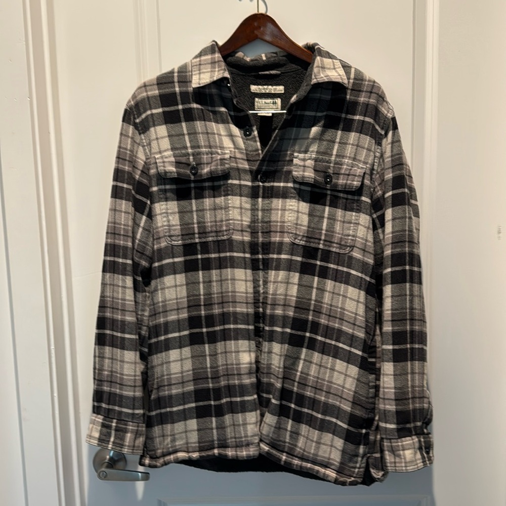 Vintage LLBean Lined Flannel Shirt/Jacket